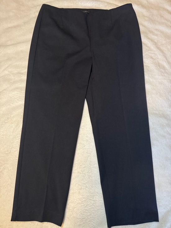 Talbots Pants - Talbots Classic Black Straight-Leg Dress Pants Size 16